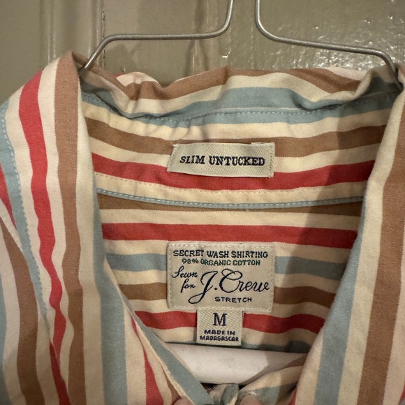 J. Crew Men’s Slim Organic Cotton Shirt - Picture 2 of 3